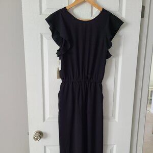 SOLD-Aritzia Wilfred Fleurette Black Jumpsuit